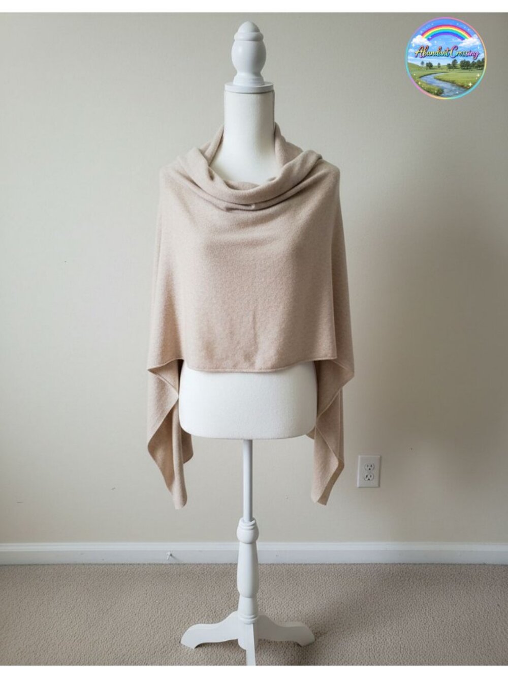 100% Cashmere Wrap Scarf Stole Knitted Shawl Women Travel Large